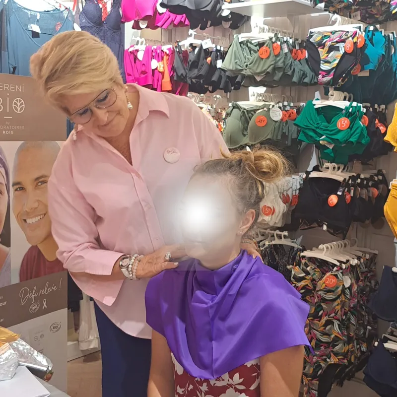 Soin avec une enfant